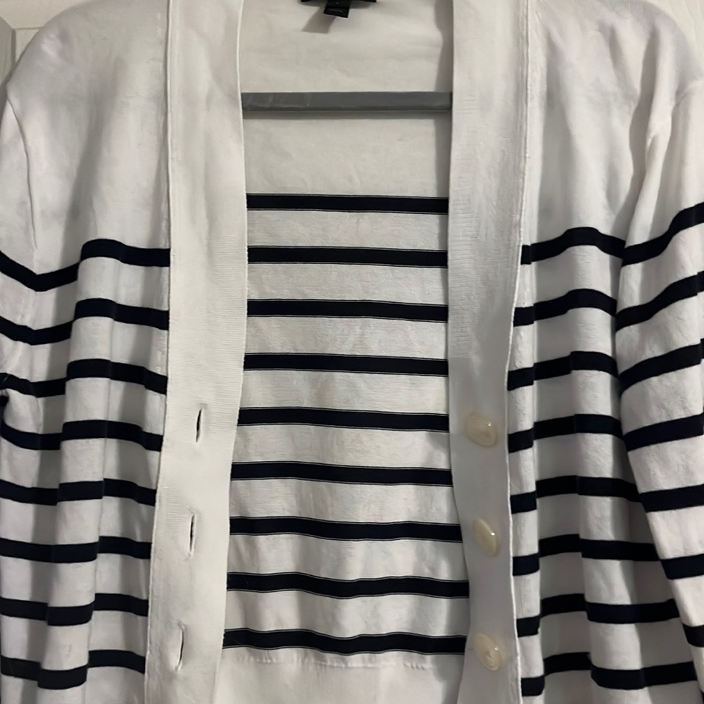 Gently worn J crew stripe sweater